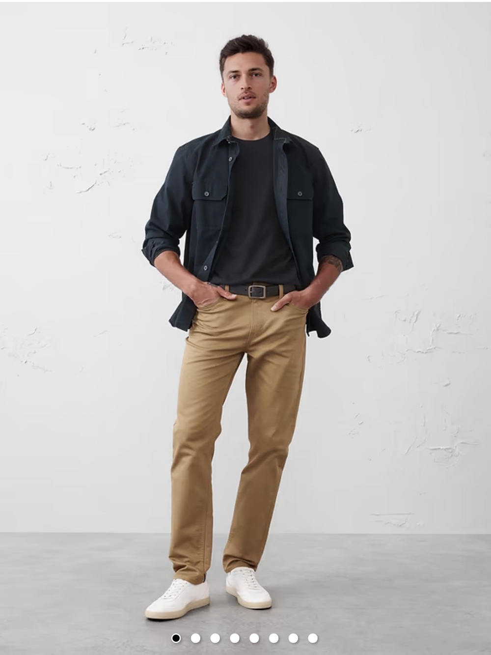 Banana Republic Traveler Slim Fit Pants - Brown
